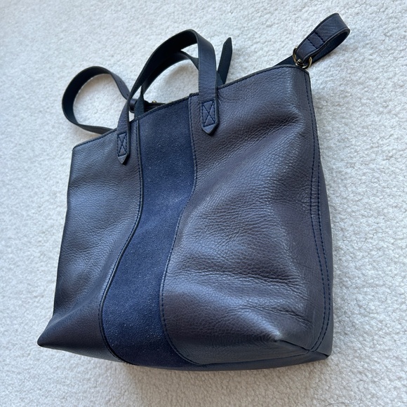 MADEWELL Small Transport Leather Crossbody Tote Purse - Picture 6 of 11